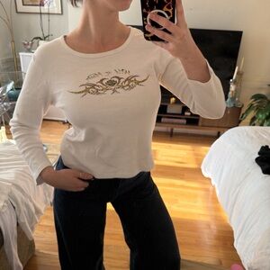 Women's Cheetah Print Harley Davison Top